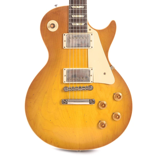 Gibson Custom Shop Murphy Lab 1958 Les Paul Standard Reissue Lemon Burst Light Aged Electric Guitars / Solid Body