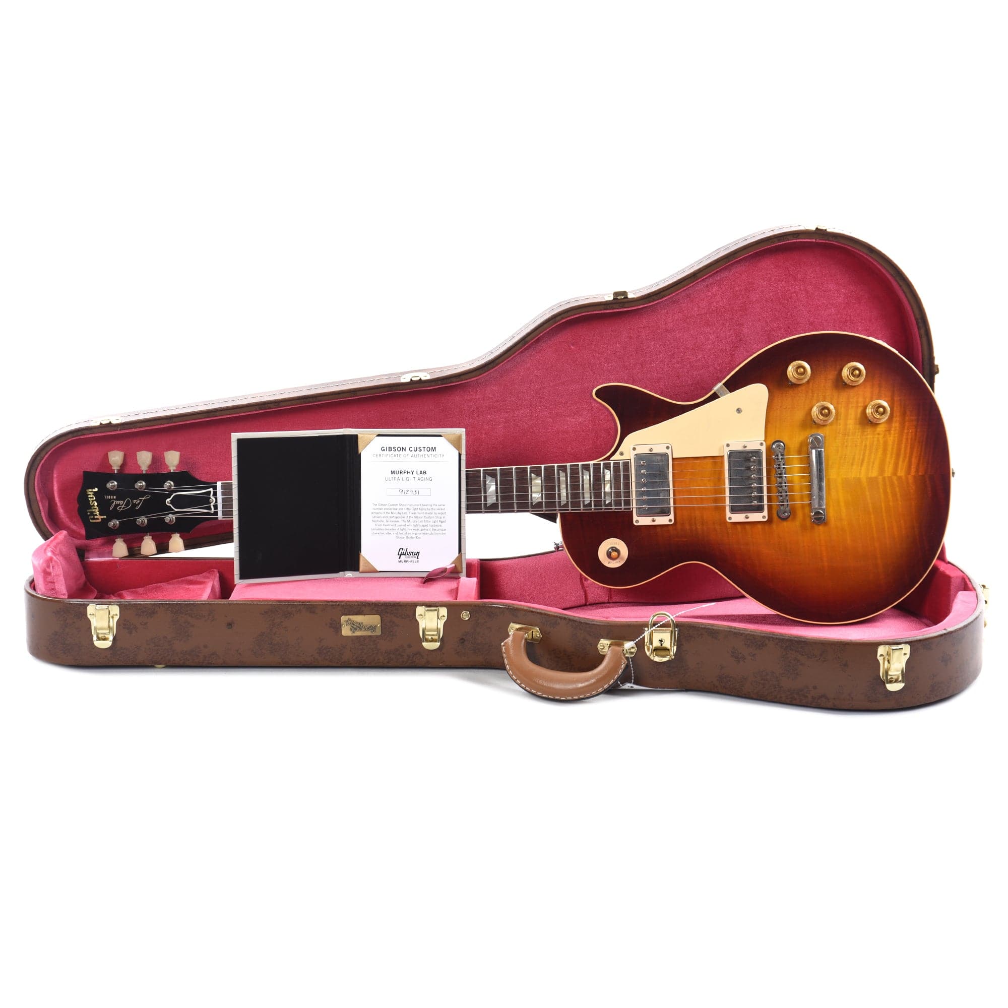 Gibson Custom Shop Murphy Lab 1959 Les Paul Standard Reissue Factory Burst Ultra Light Aged Electric Guitars / Solid Body