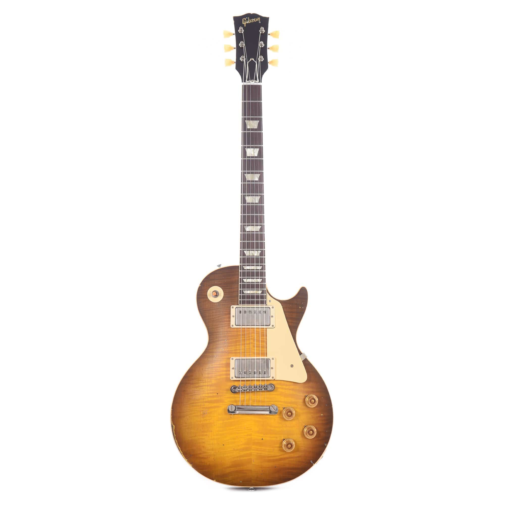 Gibson Custom Shop Murphy Lab 1959 Les Paul Standard Reissue Golden Poppy Burst Heavy Aged Electric Guitars / Solid Body