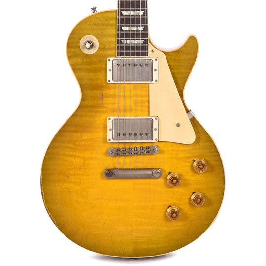 Gibson Custom Shop Murphy Lab 1959 Les Paul Standard Reissue Green Lemon Fade Heavy Aged Electric Guitars / Solid Body