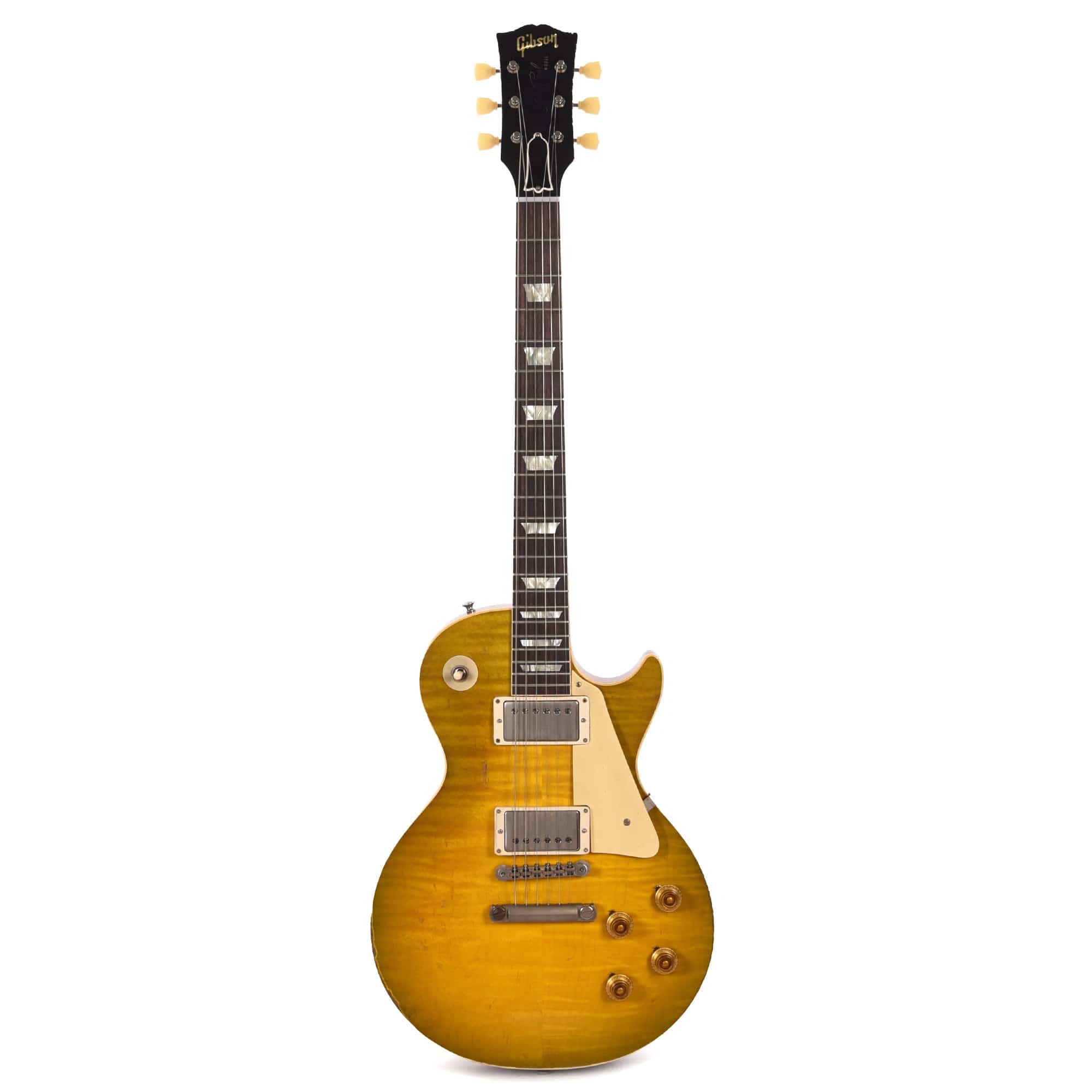 Gibson Custom Shop Murphy Lab 1959 Les Paul Standard Reissue Green Lemon Fade Heavy Aged Electric Guitars / Solid Body