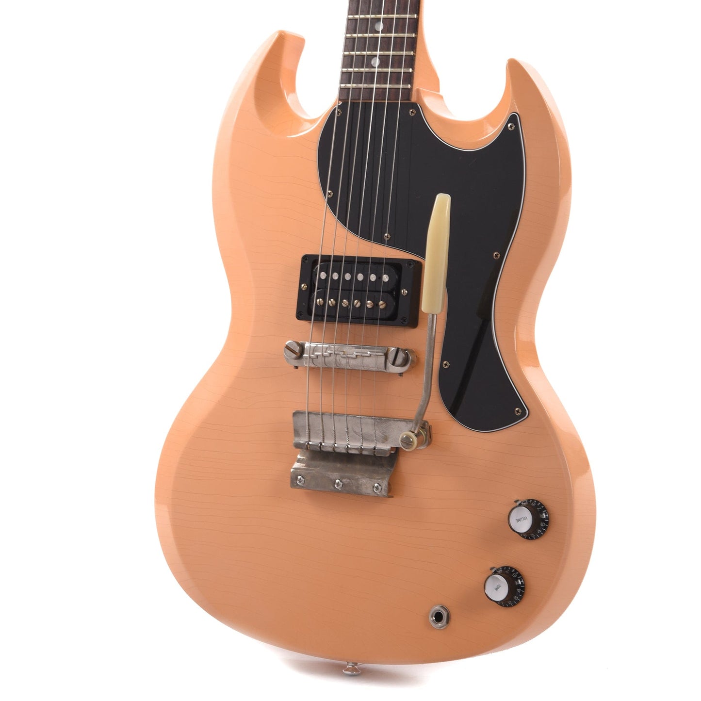 Gibson Custom Shop Murphy Lab 1961 Les Paul/SG Junior "CME Spec" Heavy Antique Shell Pink Ultra Light Aged w/Short Vibrola Electric Guitars / Solid Body