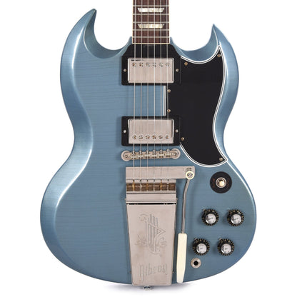 Gibson Custom Shop Murphy Lab 1964 SG Standard Reissue Pelham Blue Ultra Light Aged w/Maestro Vibrola Electric Guitars / Solid Body