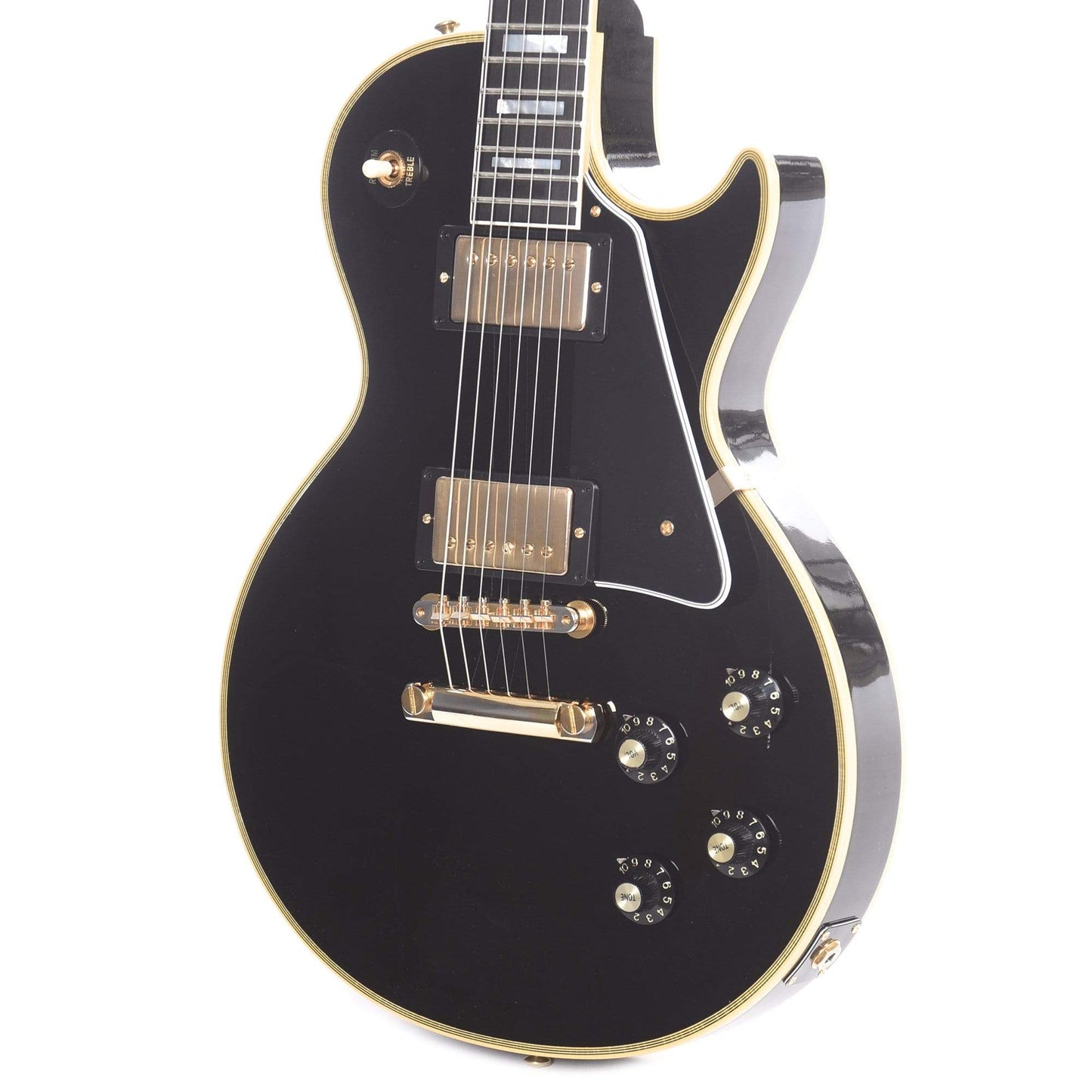 Gibson Custom Shop Murphy Lab 1968 Les Paul Custom Reissue Ebony Ultra Light Aged Electric Guitars / Solid Body