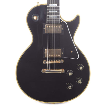 Gibson Custom Shop Murphy Lab 1968 Les Paul Custom Reissue Ebony Ultra Light Aged Electric Guitars / Solid Body