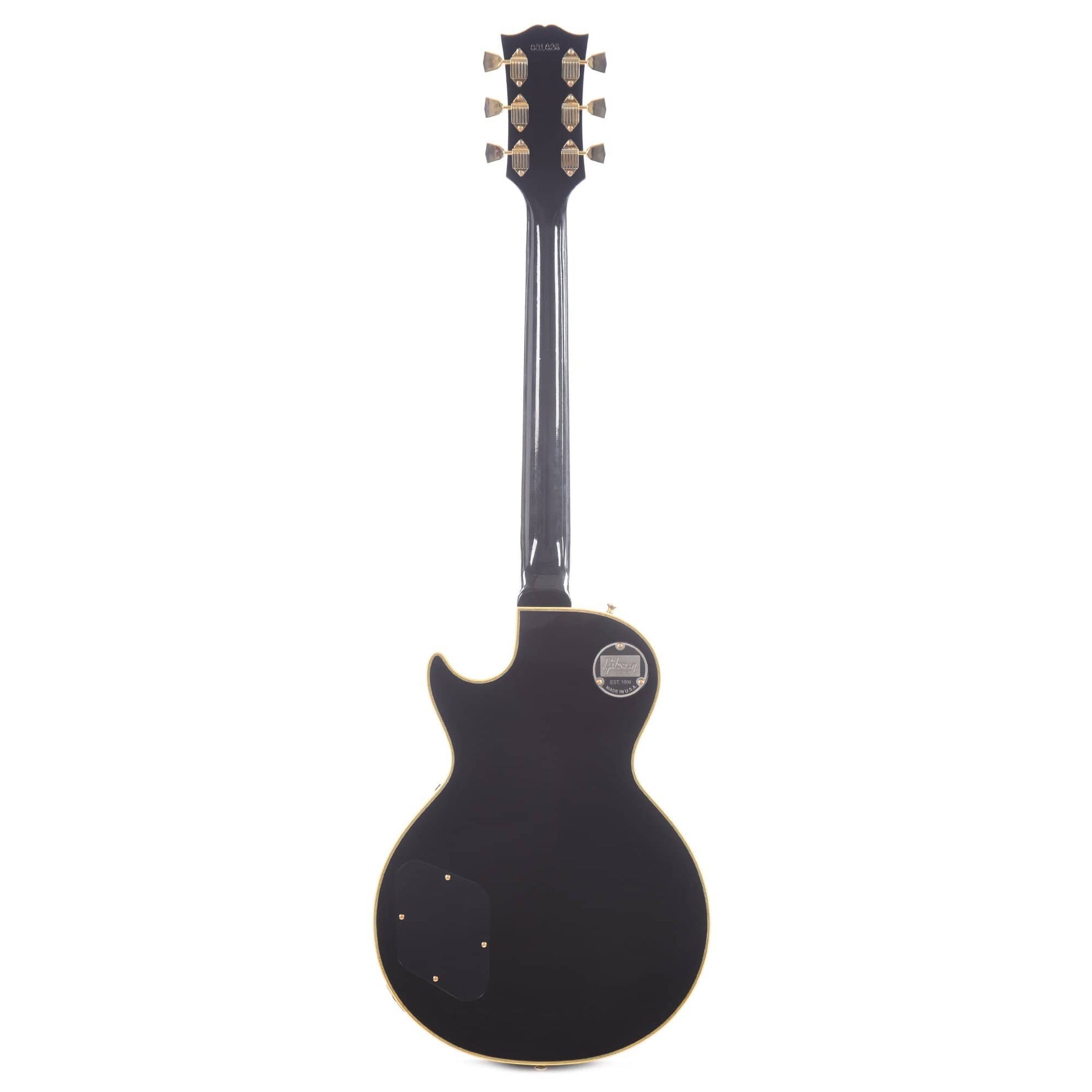 Gibson Custom Shop Murphy Lab 1968 Les Paul Custom Reissue Ebony Ultra Light Aged Electric Guitars / Solid Body