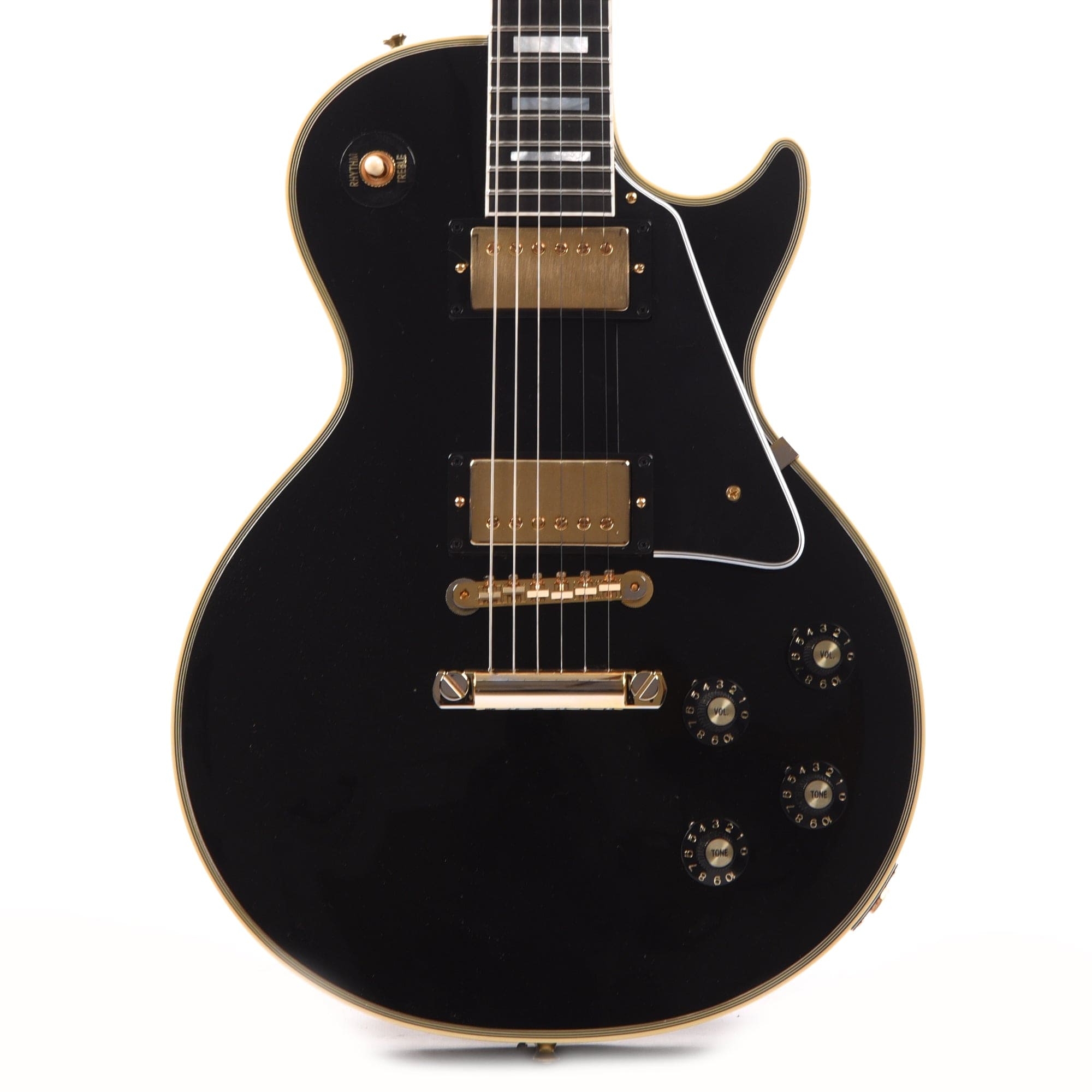 Gibson Custom Shop Murphy Lab 1968 Les Paul Custom Reissue Ebony Ultra Light Aged Electric Guitars / Solid Body