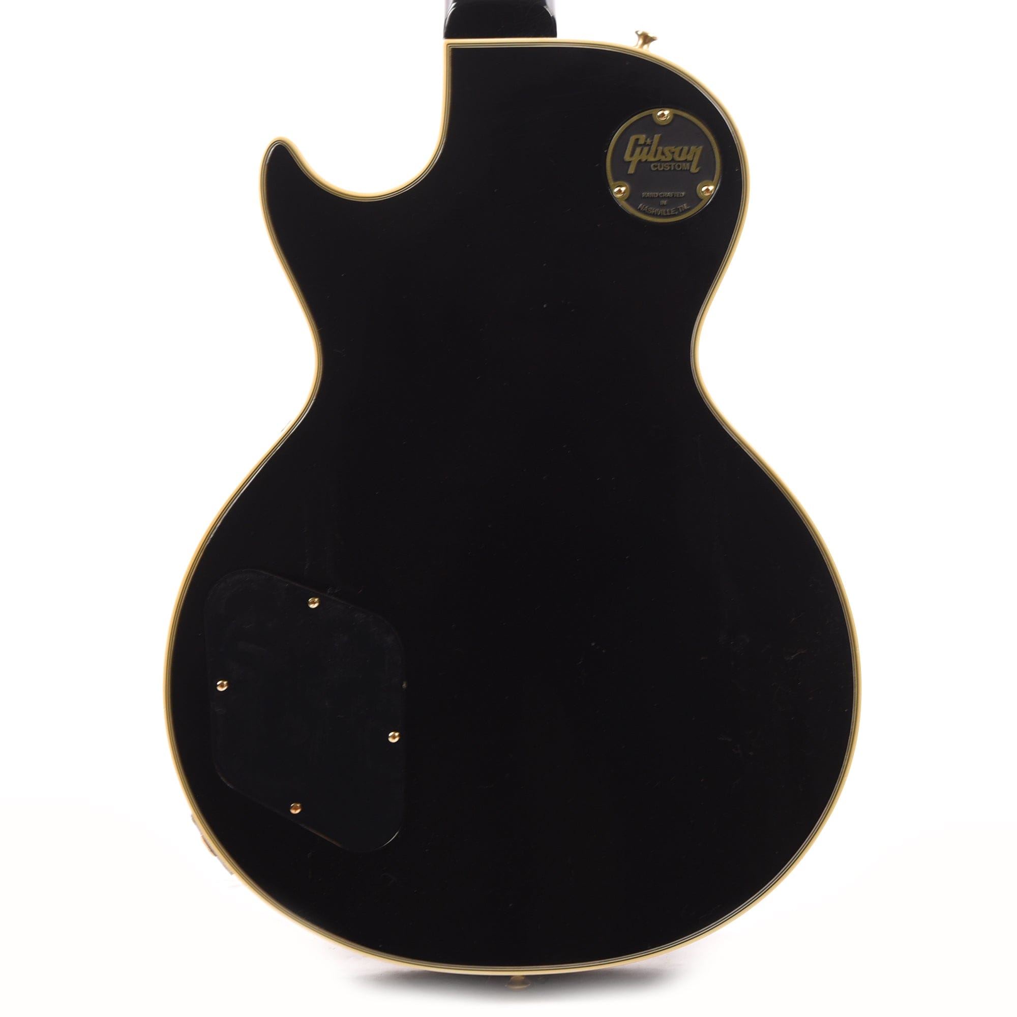 Gibson Custom Shop Murphy Lab 1968 Les Paul Custom Reissue Ebony Ultra Light Aged Electric Guitars / Solid Body