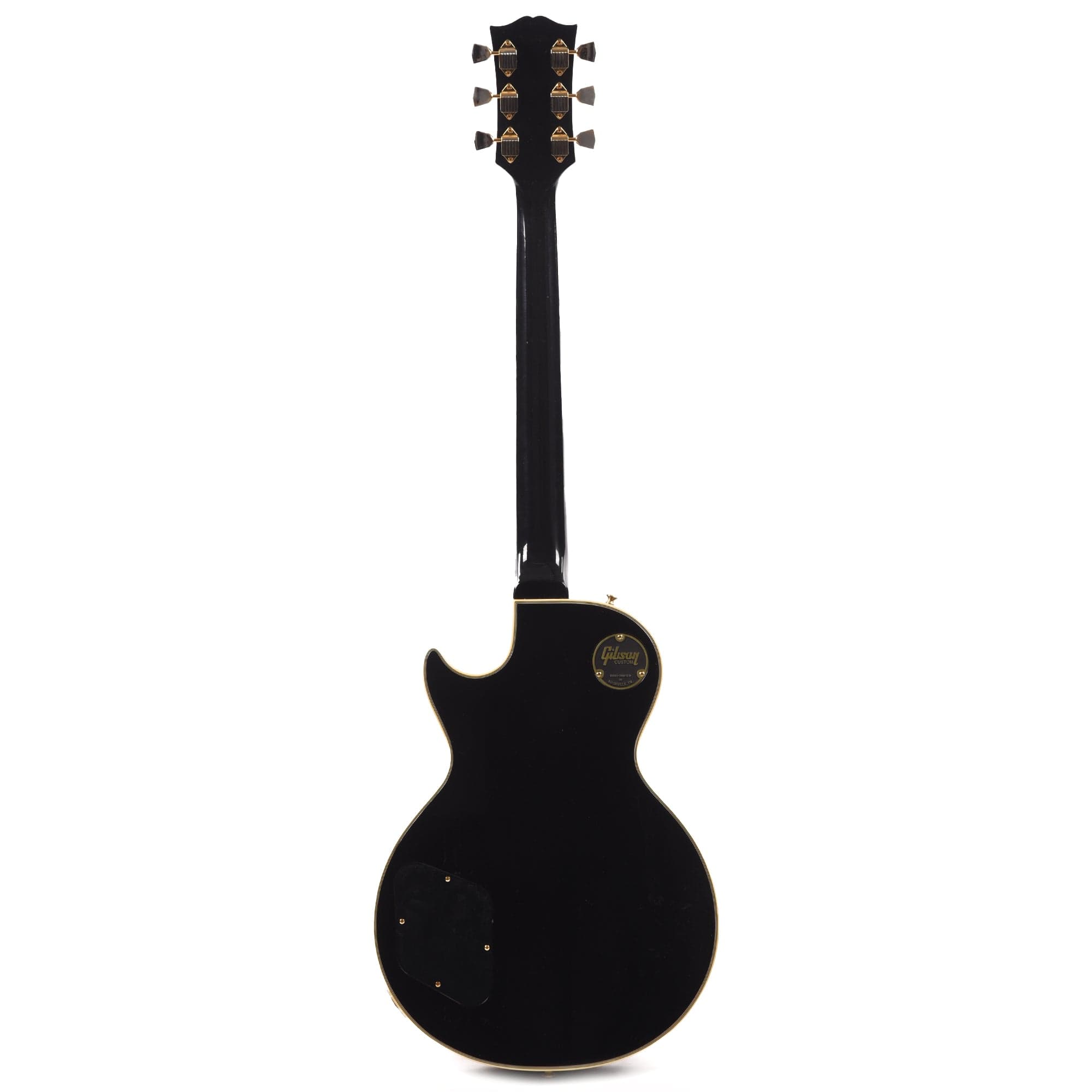 Gibson Custom Shop Murphy Lab 1968 Les Paul Custom Reissue Ebony Ultra Light Aged Electric Guitars / Solid Body