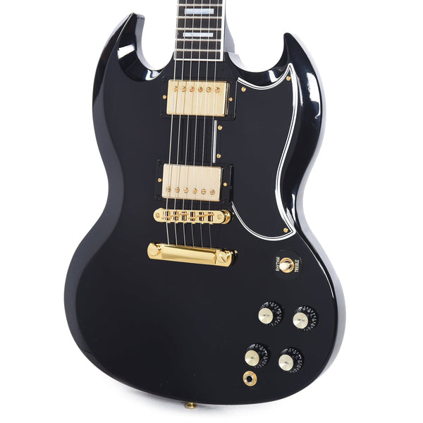 Gibson Custom Shop SG Custom Ebony Gloss w/Ebony Fingerboard – Chicago ...