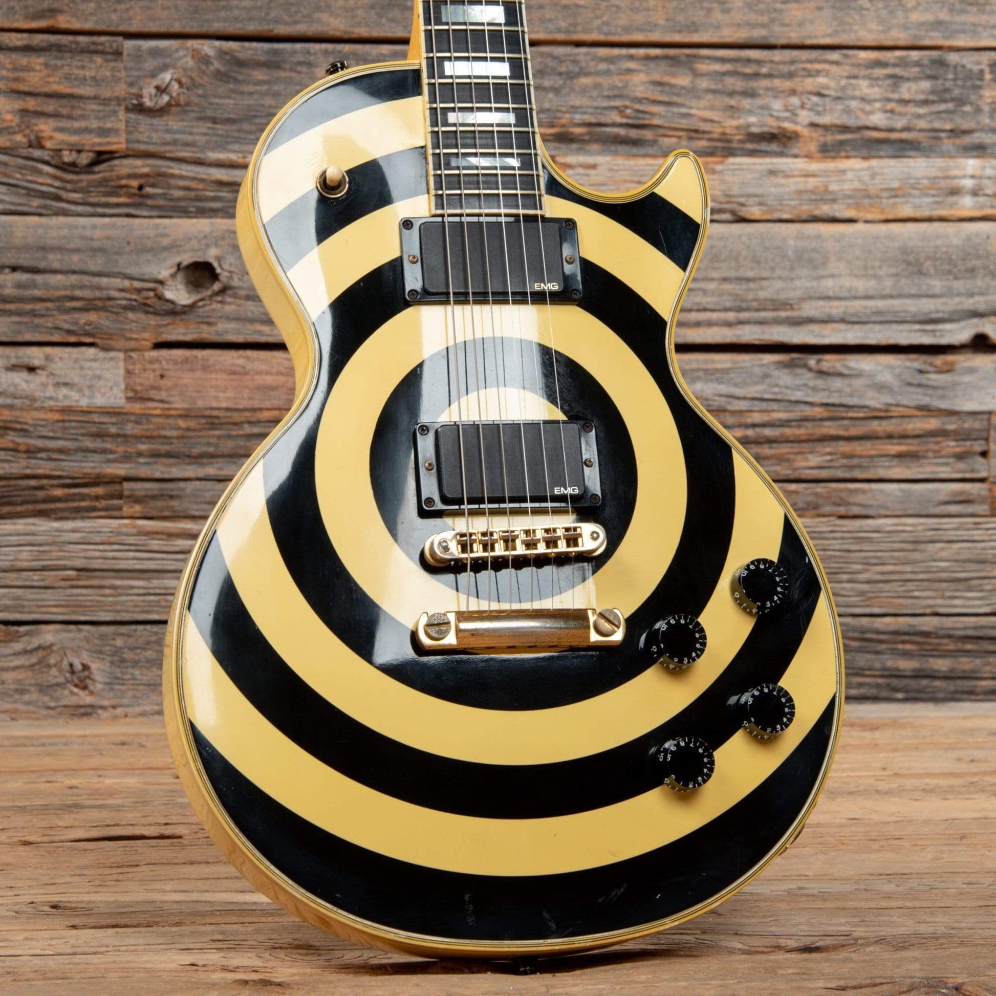 Gibson Custom Shop Zakk Wylde Signature Les Paul Custom Bullseye 2001 Electric Guitars / Solid Body