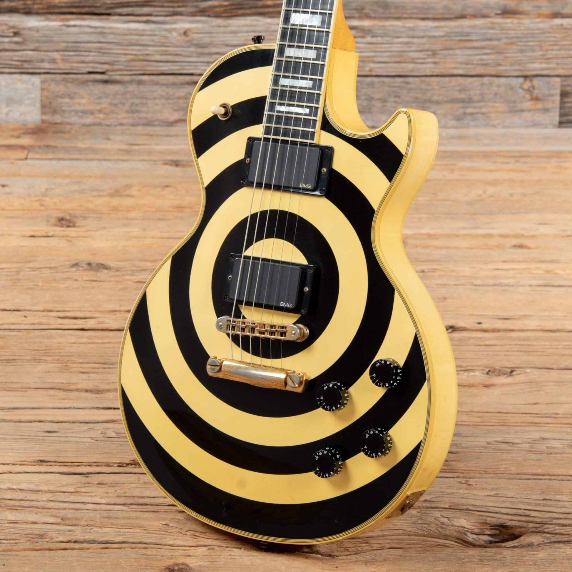 Gibson Custom Shop Zakk Wylde Signature Les Paul Custom Bullseye 2001 Electric Guitars / Solid Body