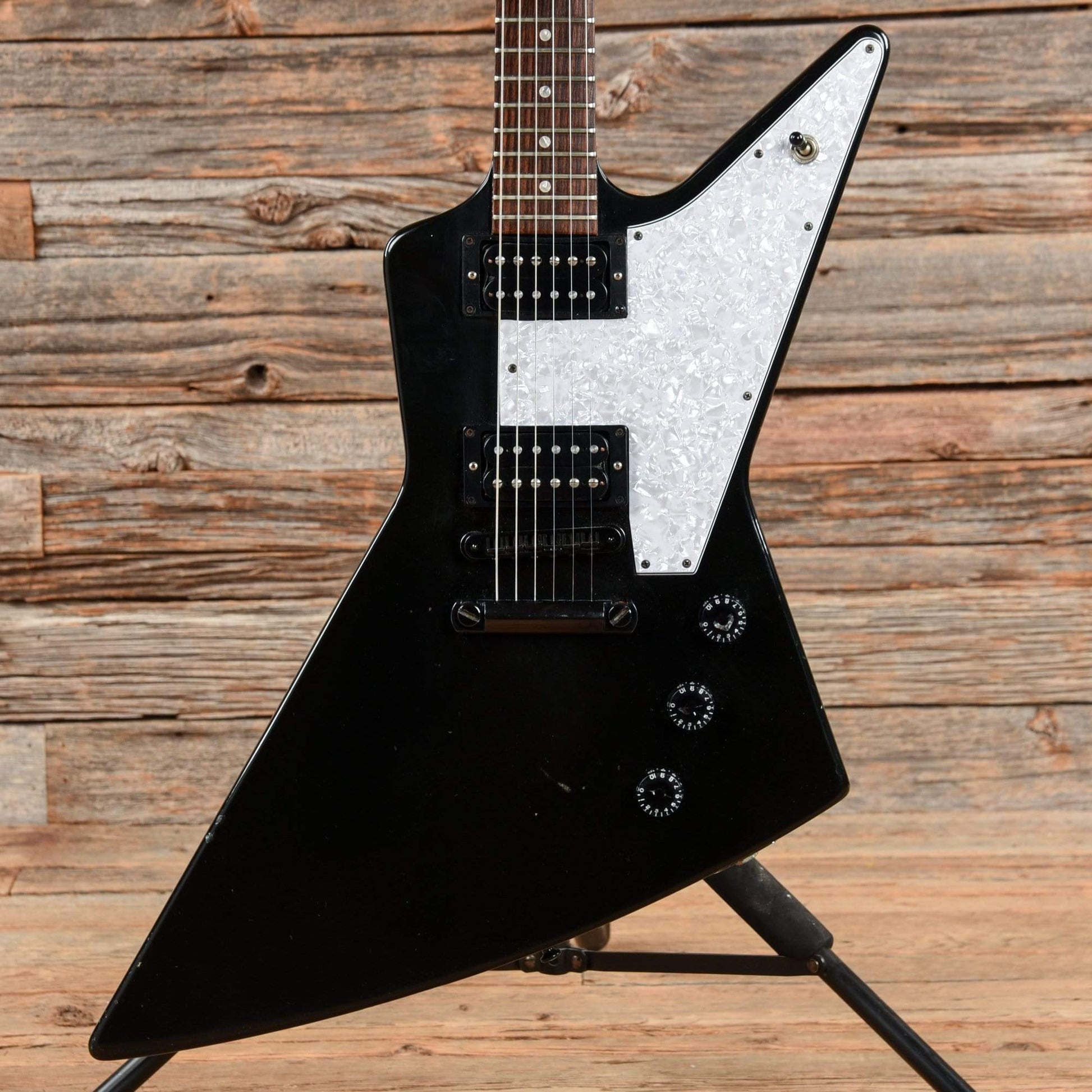 Gibson Explorer Black 1996 Electric Guitars / Solid Body