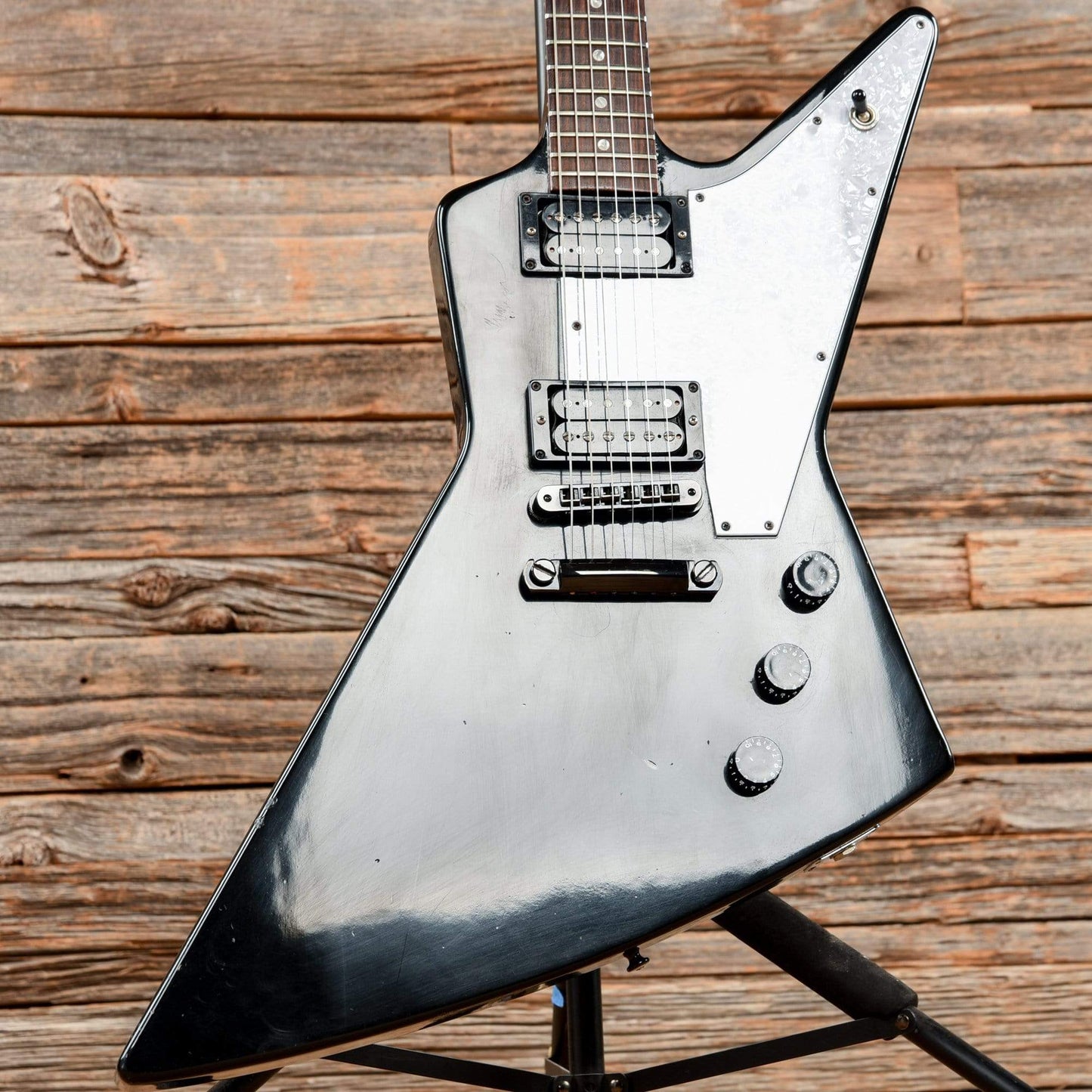 Gibson Explorer Black 1996 Electric Guitars / Solid Body