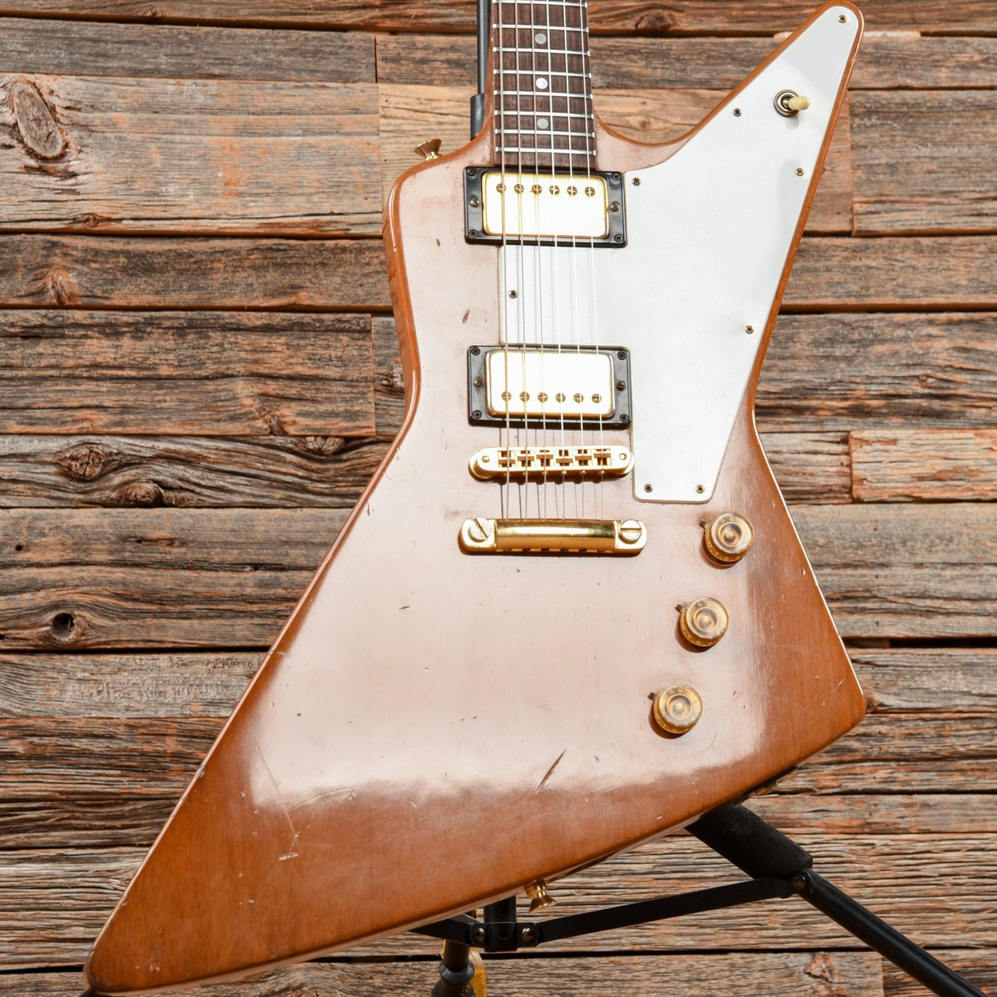 Gibson Explorer Limited Edition Natural 1976 Electric Guitars / Solid Body