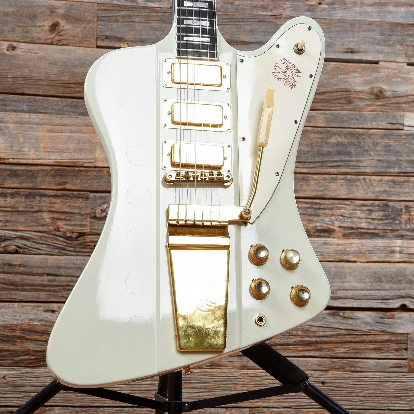 Gibson Firebird VII White Refin 1964 Electric Guitars / Solid Body