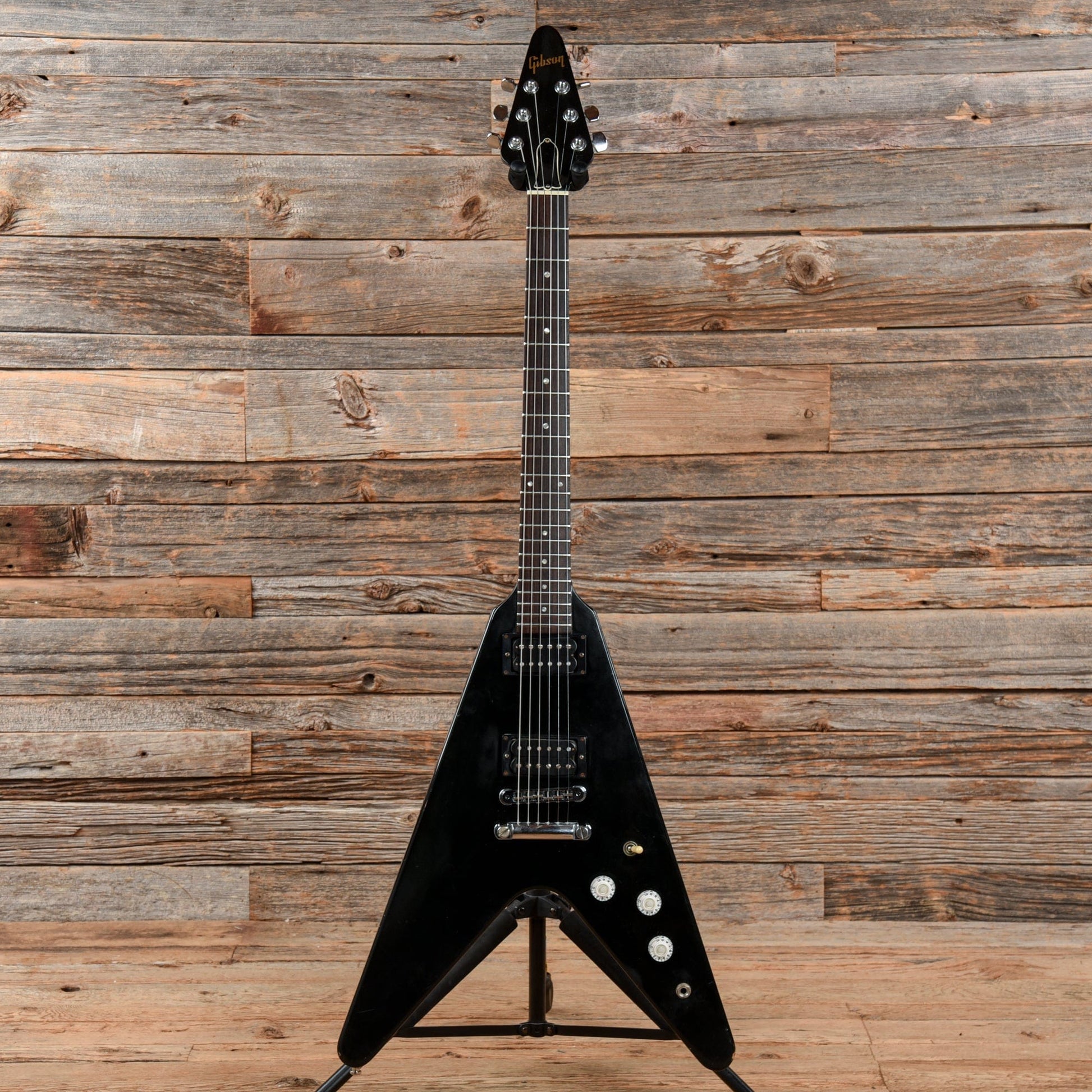 Gibson Flying V Ebony 1984 Electric Guitars / Solid Body