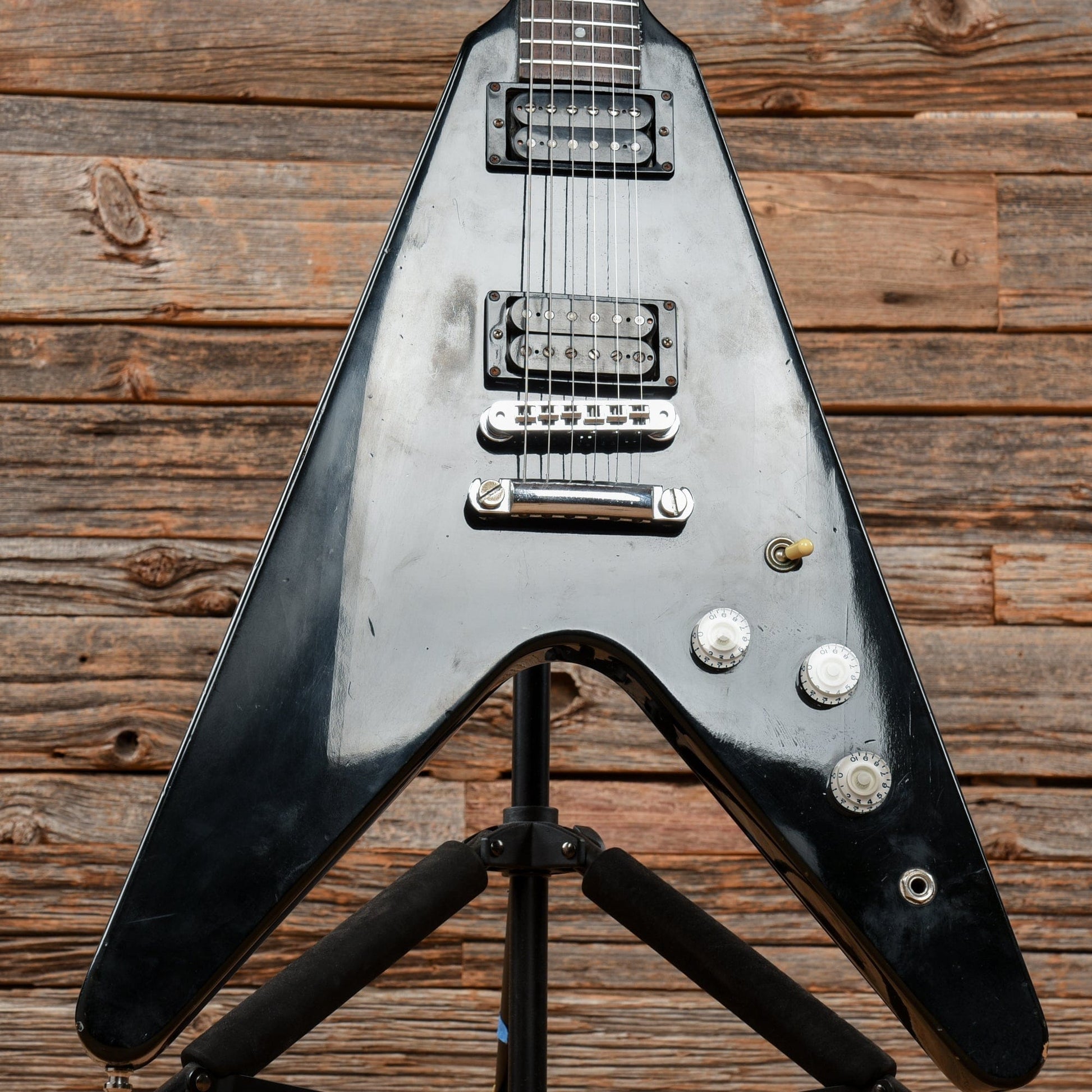 Gibson Flying V Ebony 1984 Electric Guitars / Solid Body