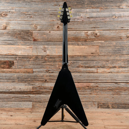 Gibson Flying V Gothic Satin Black Electric Guitars / Solid Body