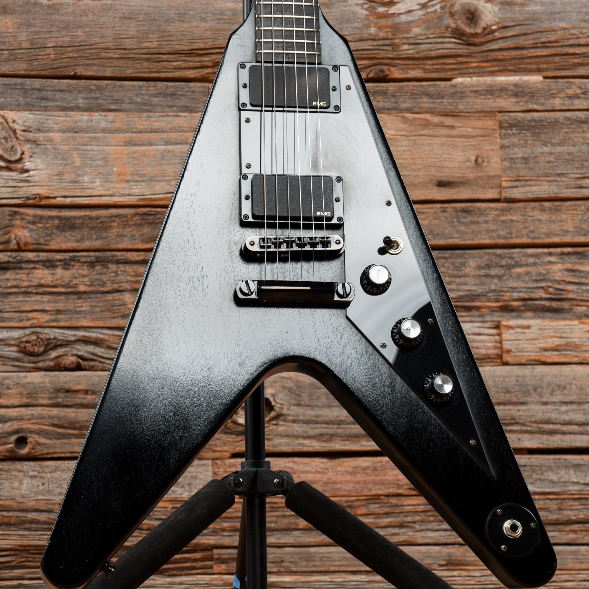 Gibson Flying V Gothic Satin Black – Chicago Music Exchange