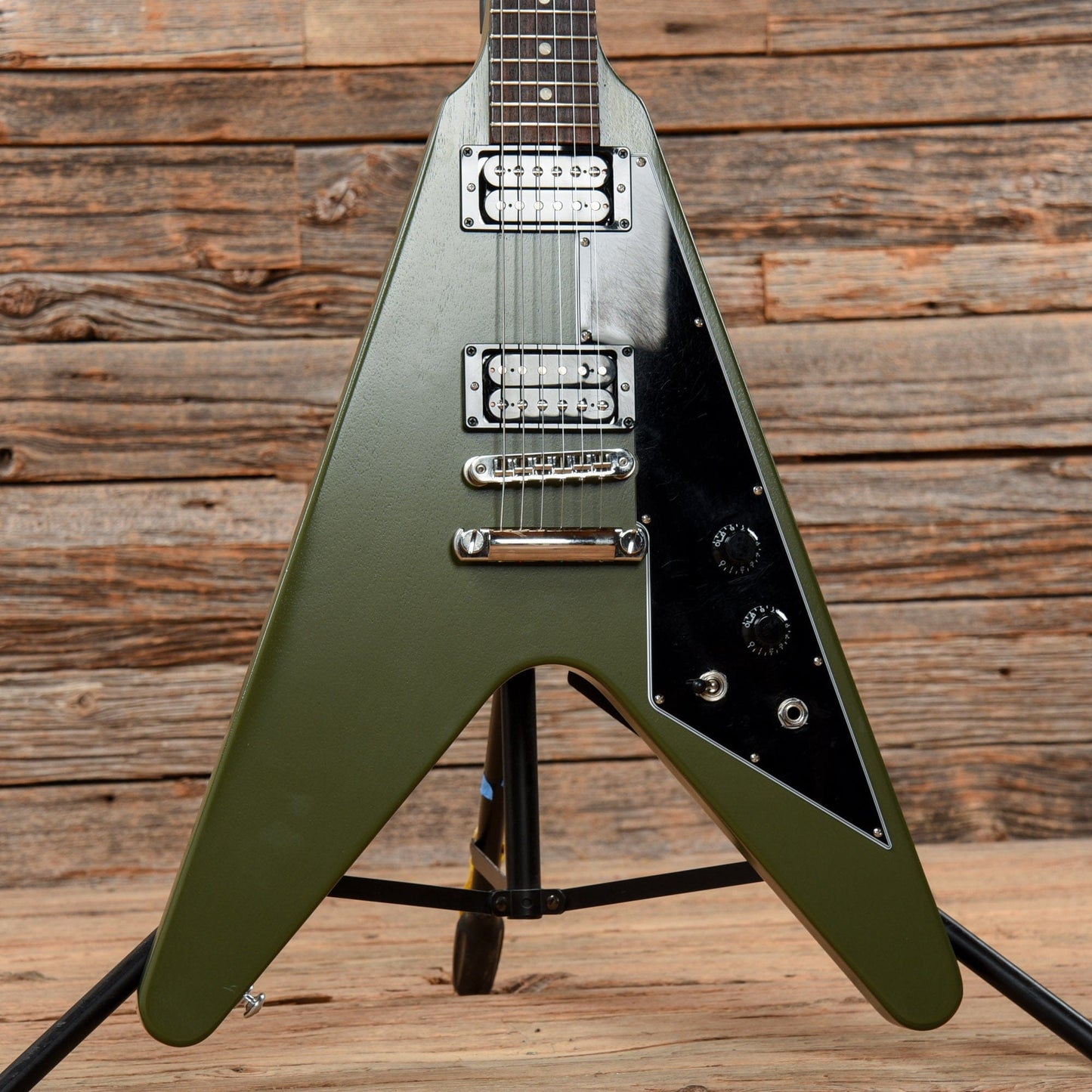 Gibson Flying V Tribute Olive Drab Olive Drab 2020 Electric Guitars / Solid Body