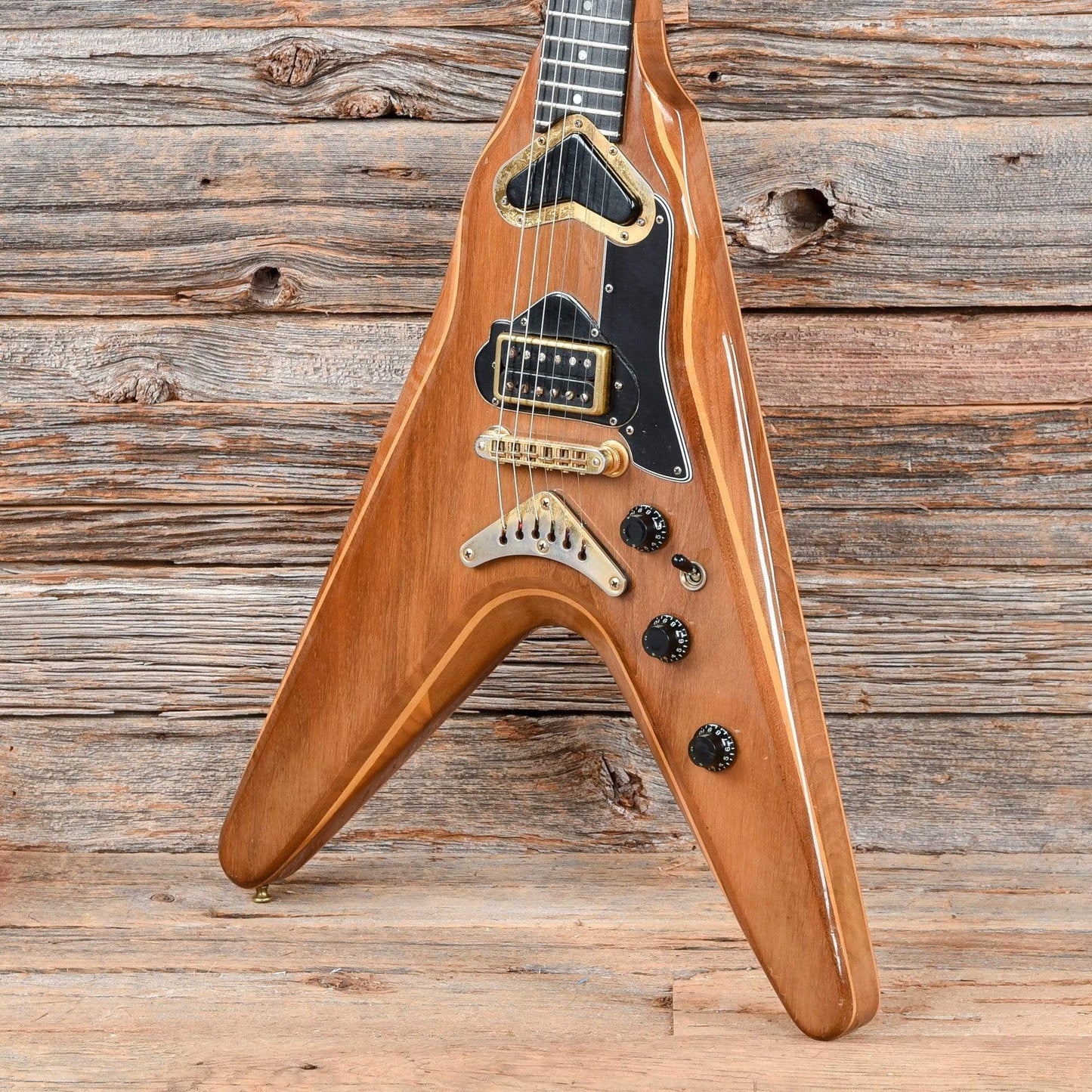 Gibson Flying V2 Natural 1980 Electric Guitars / Solid Body