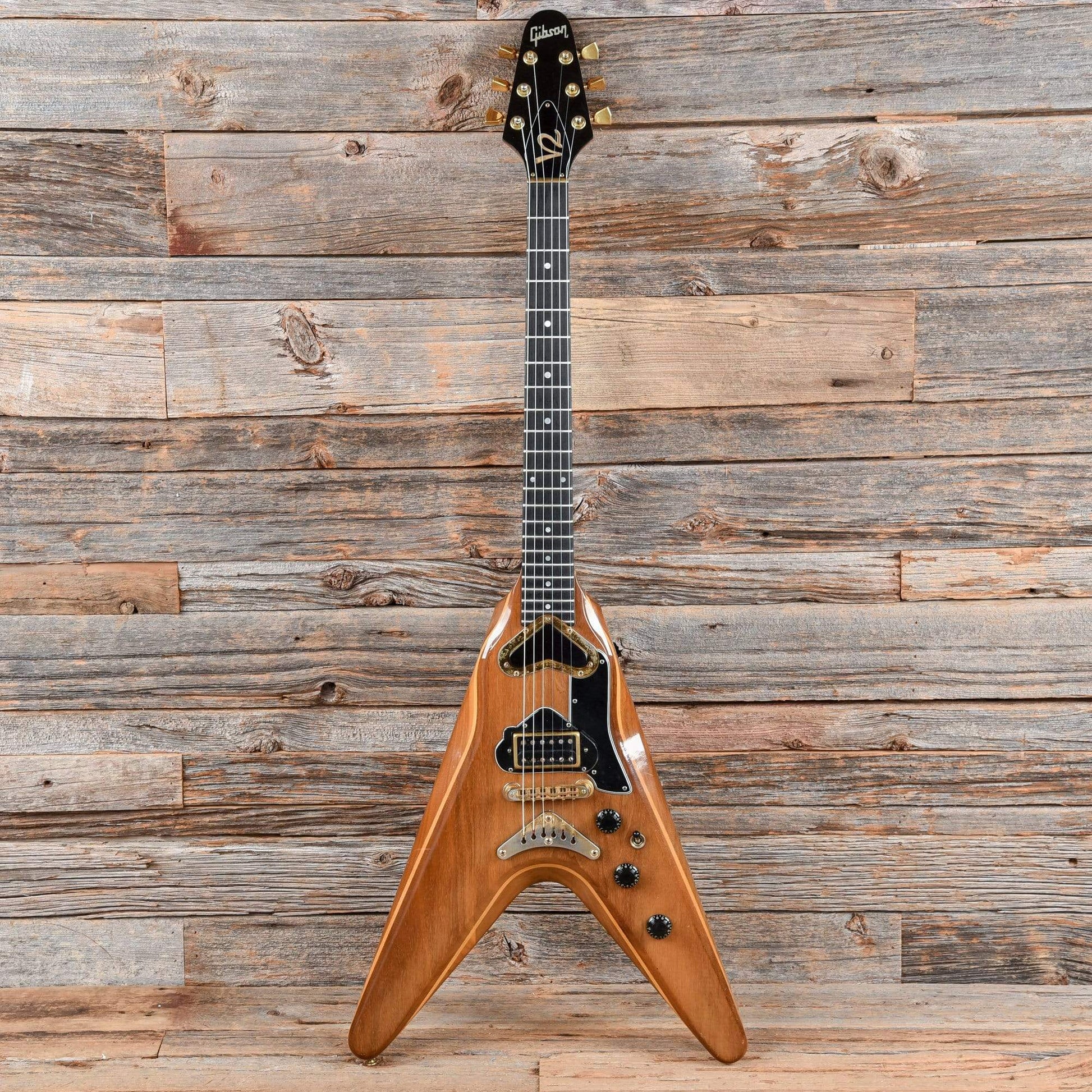 Gibson Flying V2 Natural 1980 Electric Guitars / Solid Body