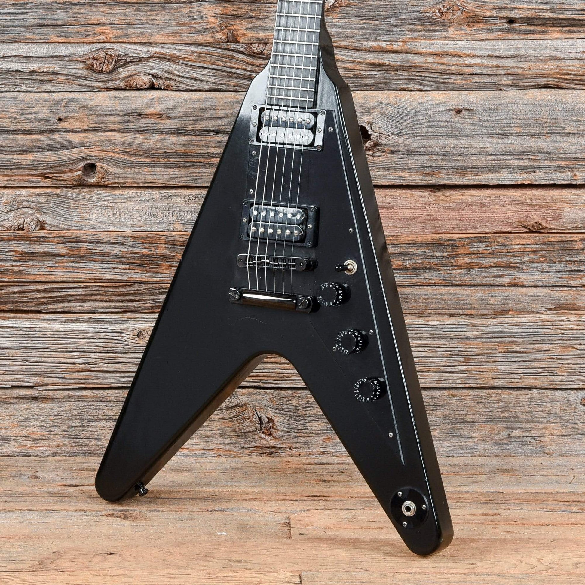 Gibson Gothic Flying V Satin Black 2001 Electric Guitars / Solid Body