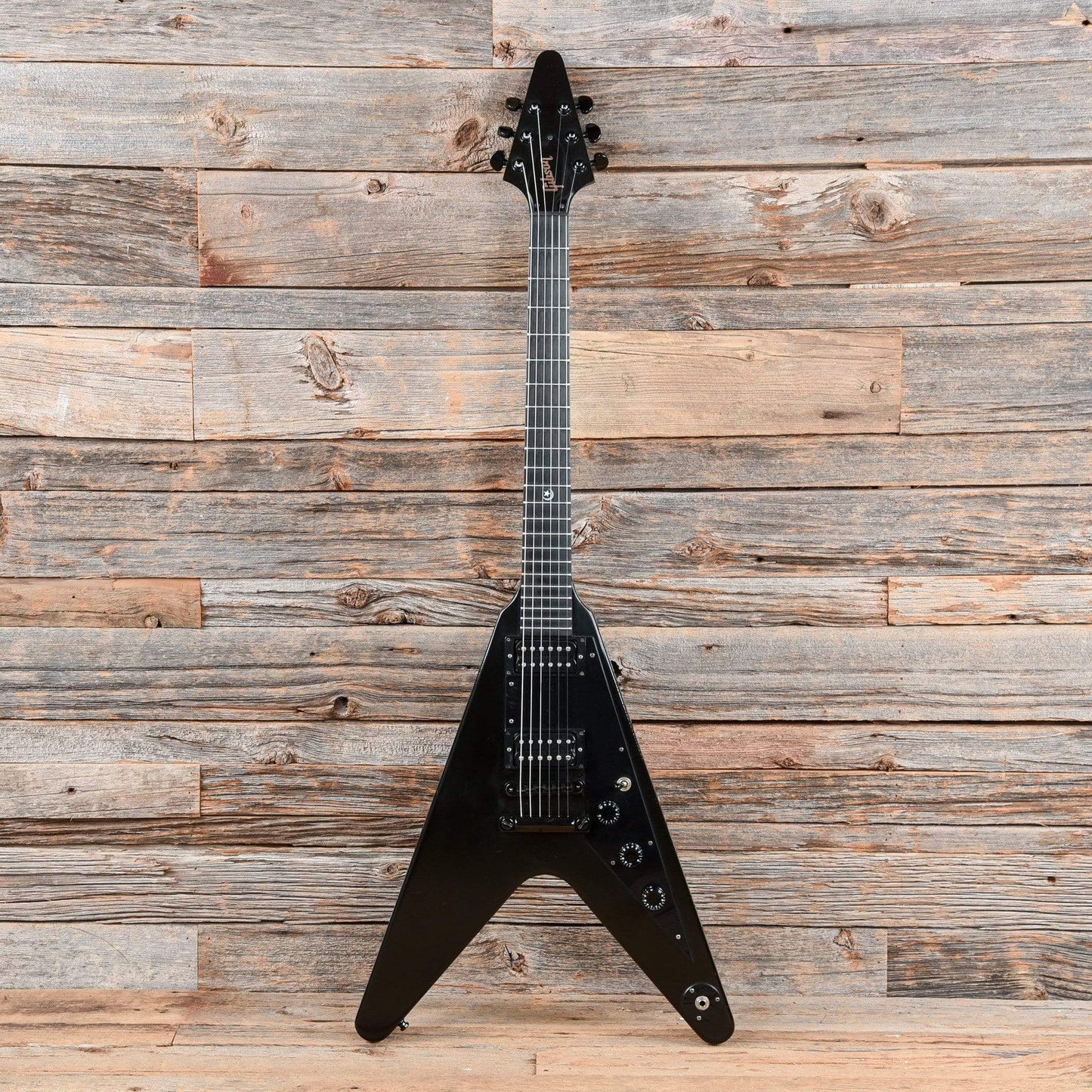 Gibson Gothic Flying V Satin Black 2001 Electric Guitars / Solid Body