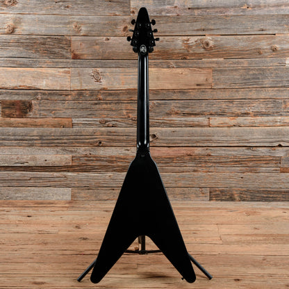 Gibson Gothic Flying V Satin Ebony Electric Guitars / Solid Body