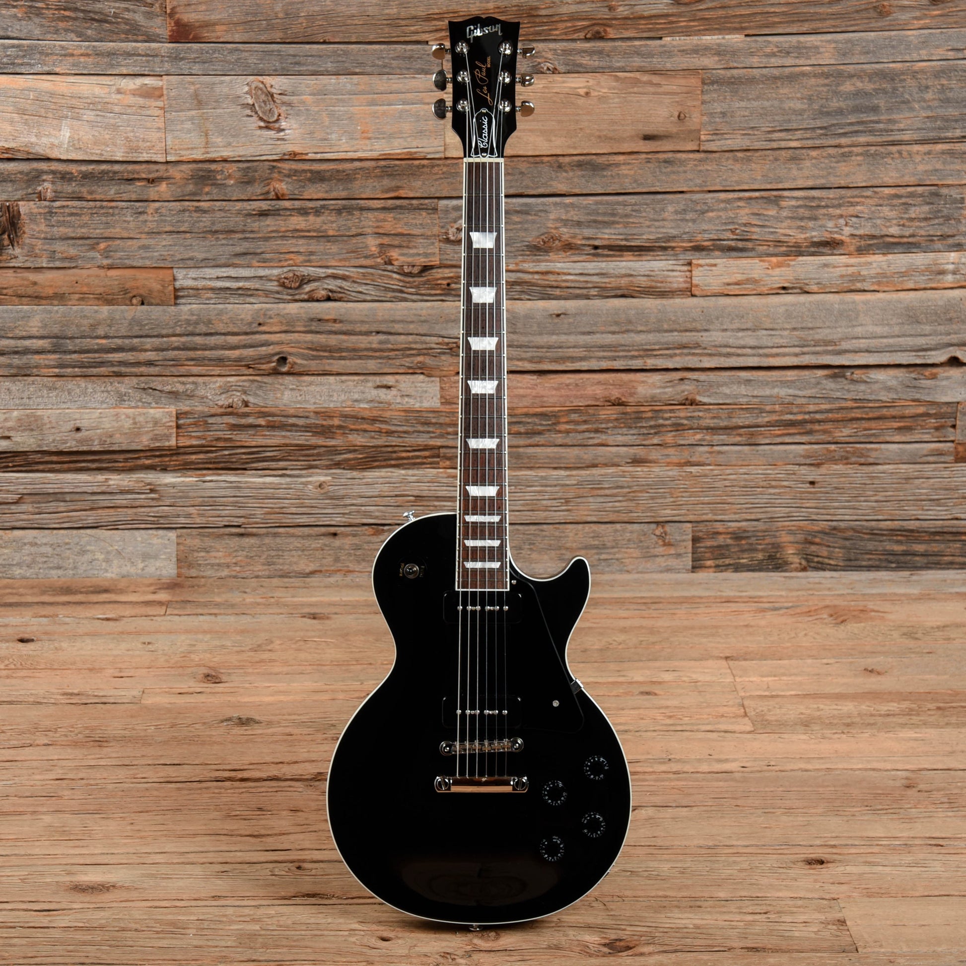 Gibson Les Paul Classic Ebony 2018 Electric Guitars / Solid Body