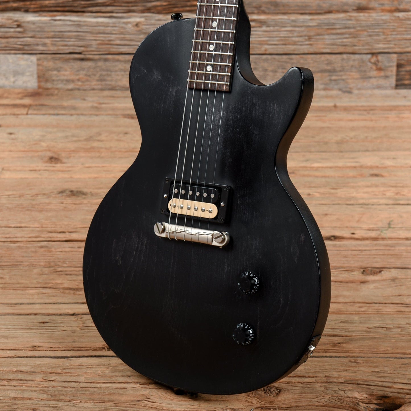 Gibson Les Paul CM Satin Black 2015 Electric Guitars / Solid Body