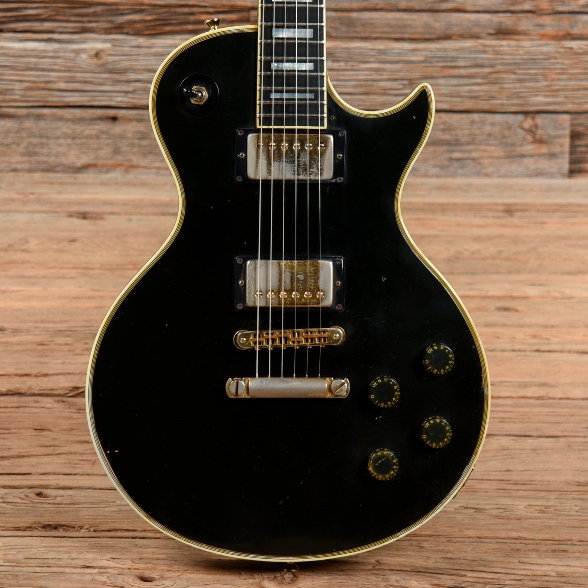 Gibson Les Paul Custom Black 1981 Electric Guitars / Solid Body