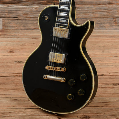 Gibson Les Paul Custom Black 1981 Electric Guitars / Solid Body