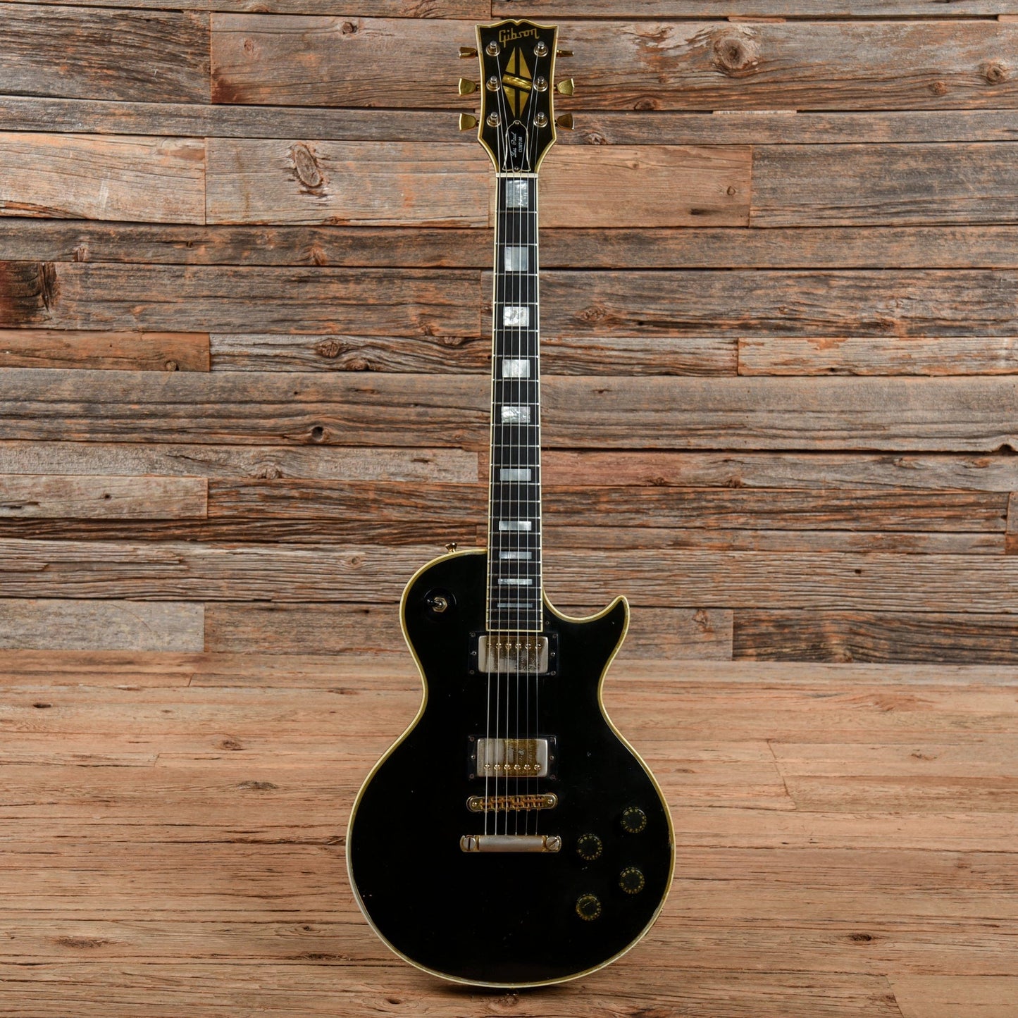 Gibson Les Paul Custom Black 1981 Electric Guitars / Solid Body