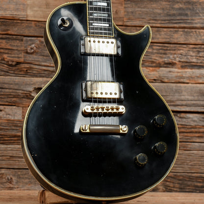 Gibson Les Paul Custom Black 1981 Electric Guitars / Solid Body