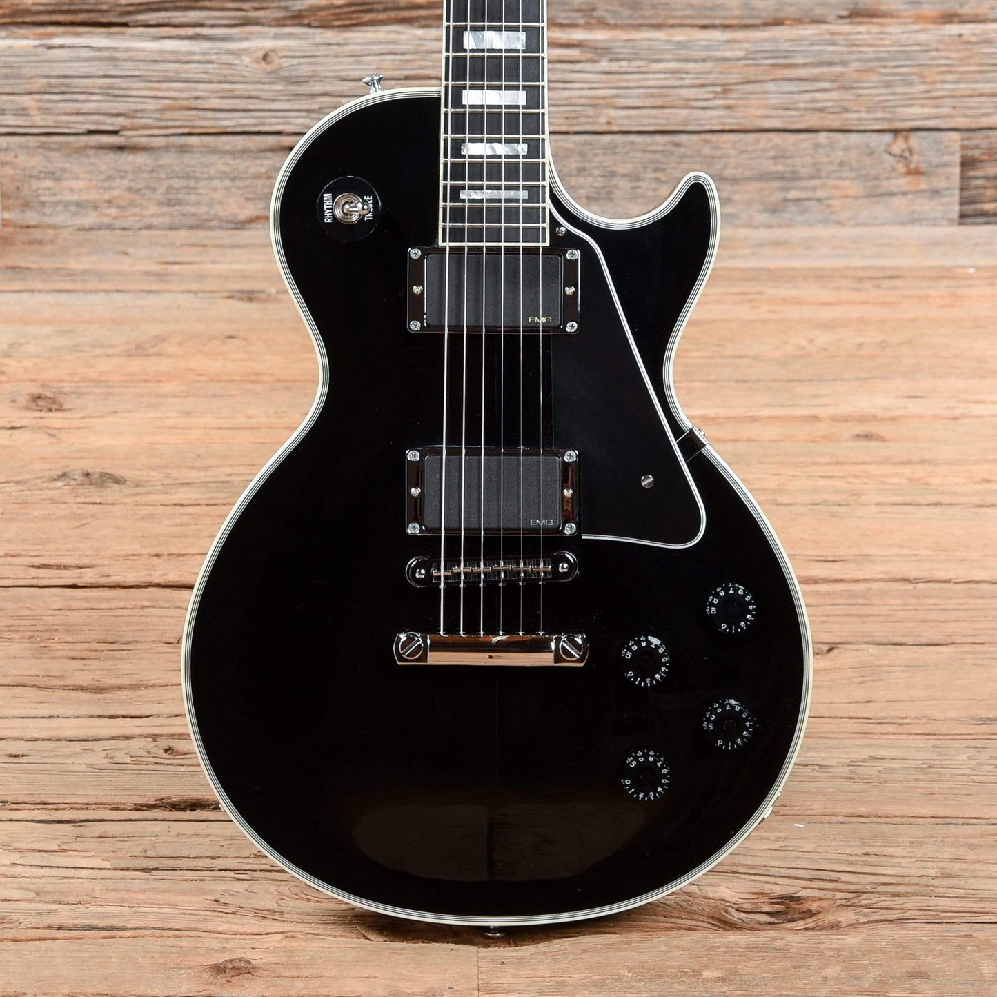 Gibson Les Paul Custom Black 2010 Electric Guitars / Solid Body