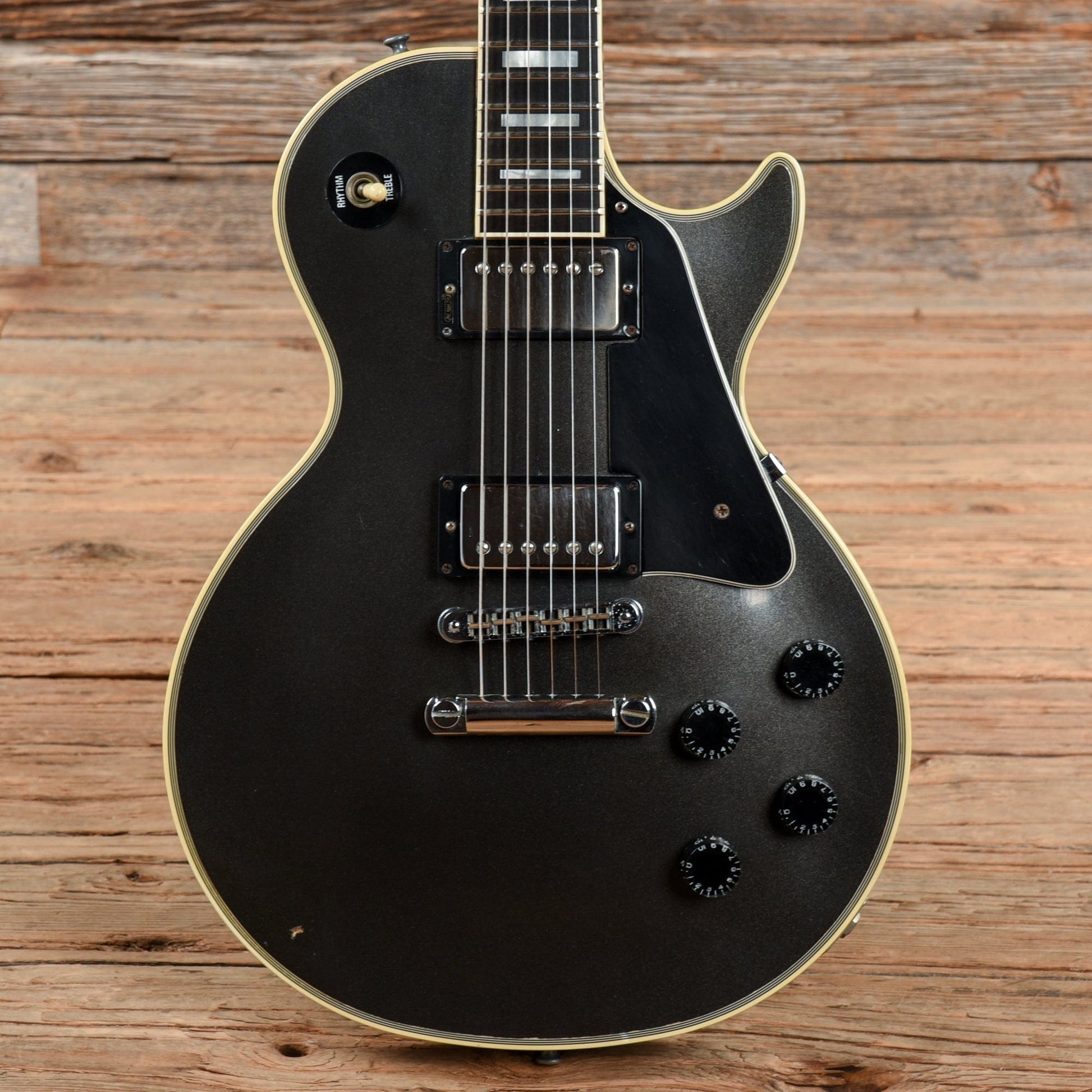 Gibson Les Paul Custom Charcoal Metallic 1985 Electric Guitars / Solid Body