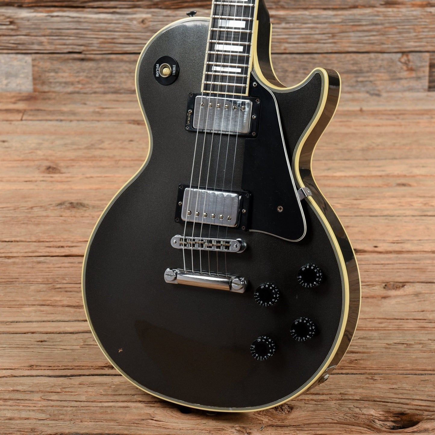 Gibson Les Paul Custom Charcoal Metallic 1985 Electric Guitars / Solid Body