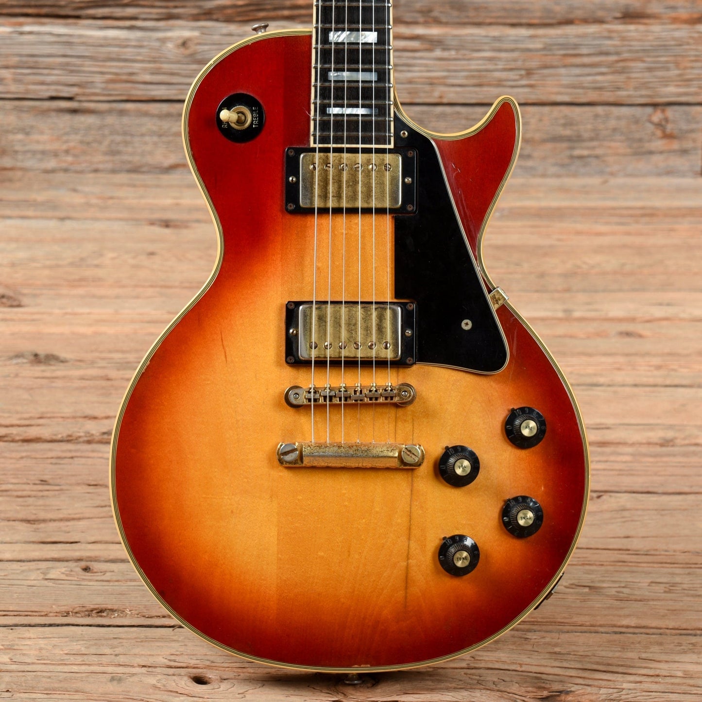 Gibson Les Paul Custom Cherry Sunburst 1971 Electric Guitars / Solid Body