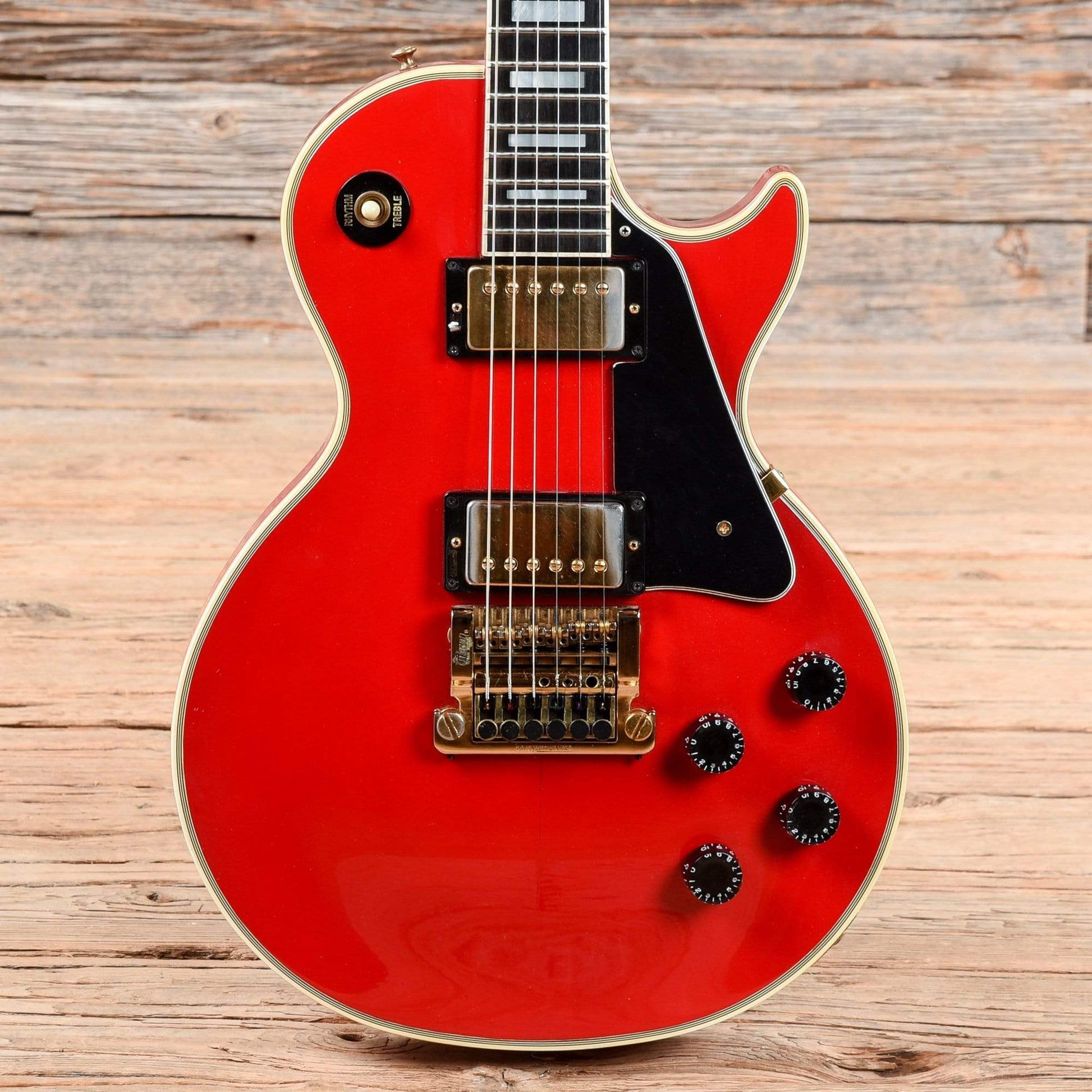 Gibson Les Paul Custom Ferrari Red 1985 Electric Guitars / Solid Body