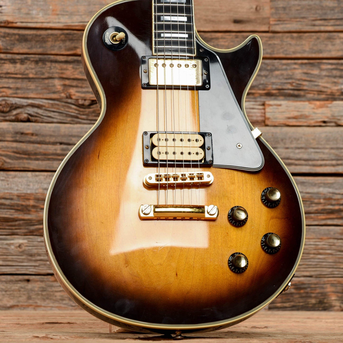 Gibson Les Paul Custom Tobacco Sunburst 1977 Electric Guitars / Solid Body