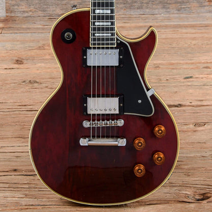 Gibson Les Paul Custom Wine Red 1976 Electric Guitars / Solid Body