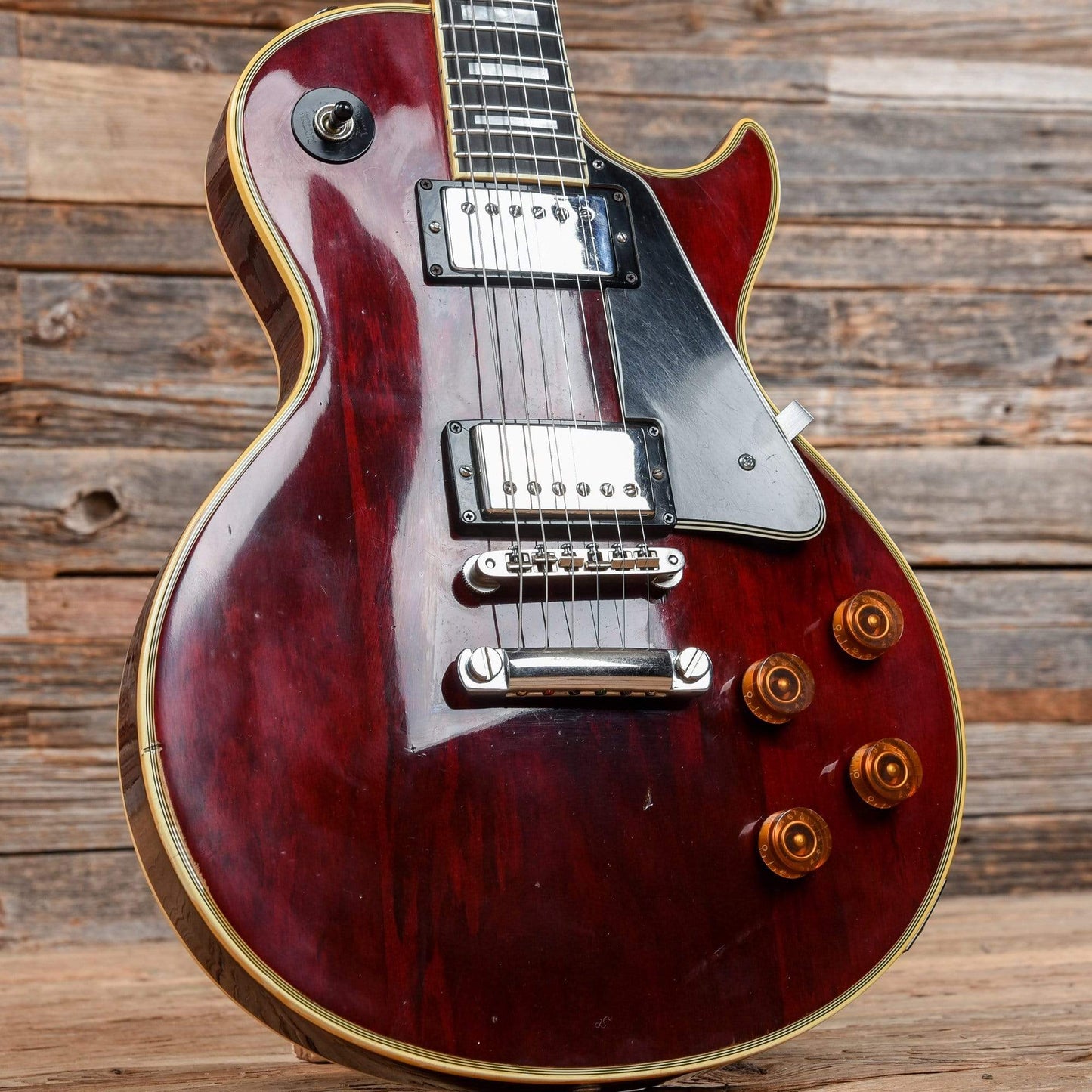 Gibson Les Paul Custom Wine Red 1976 Electric Guitars / Solid Body