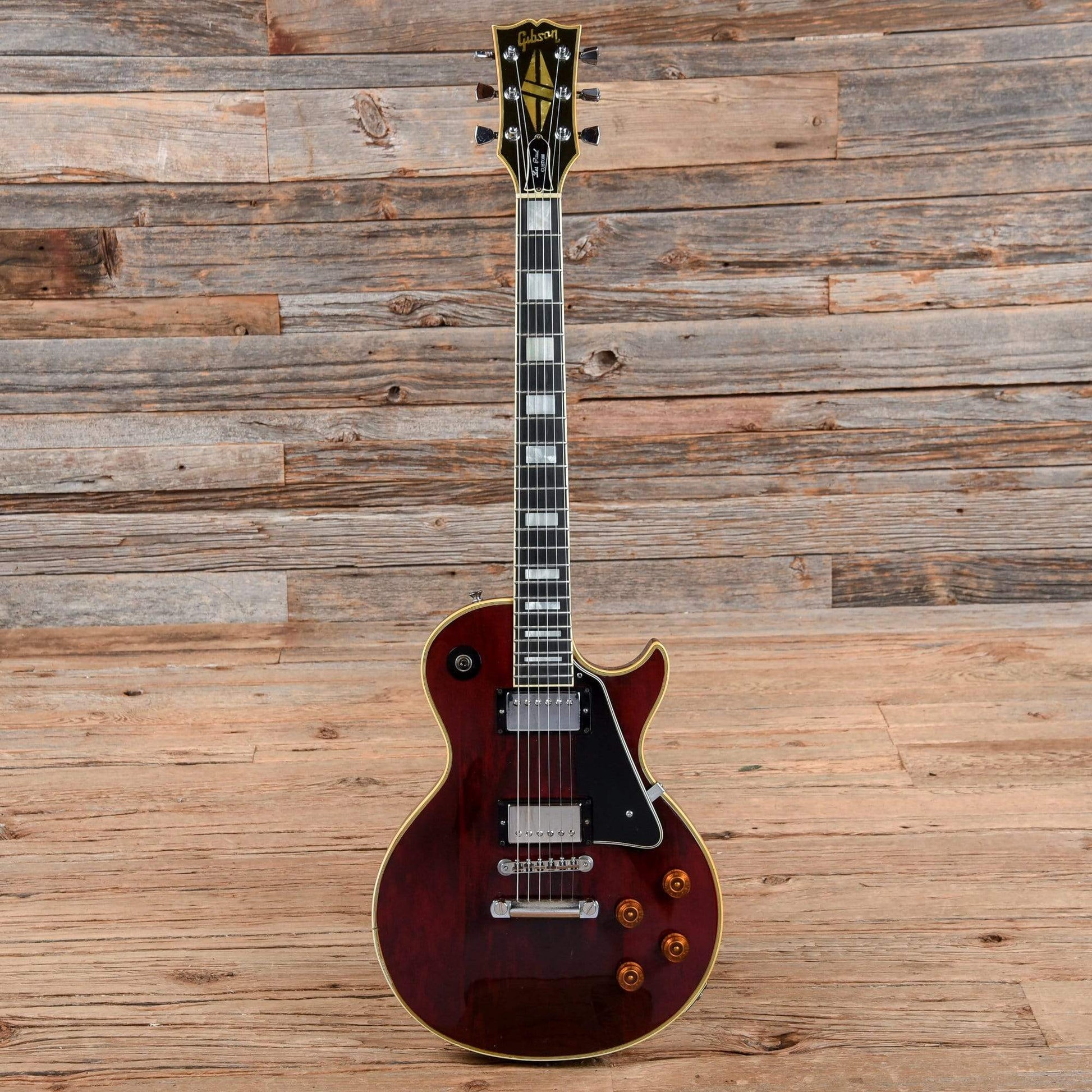 Gibson Les Paul Custom Wine Red 1976 Electric Guitars / Solid Body