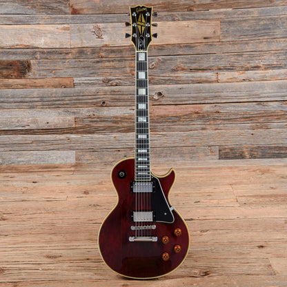 Gibson Les Paul Custom Wine Red 1976 Electric Guitars / Solid Body