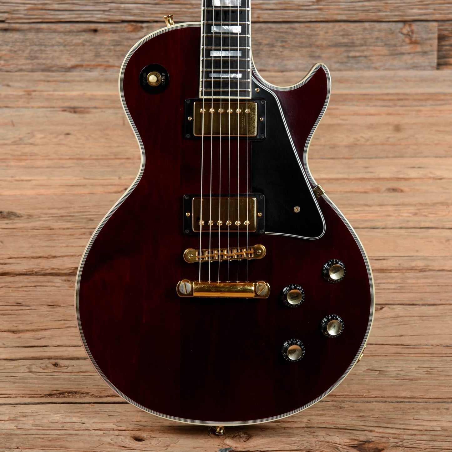 Gibson Les Paul Custom Wine Red 1977 Electric Guitars / Solid Body