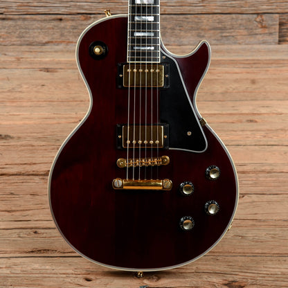 Gibson Les Paul Custom Wine Red 1977 Electric Guitars / Solid Body