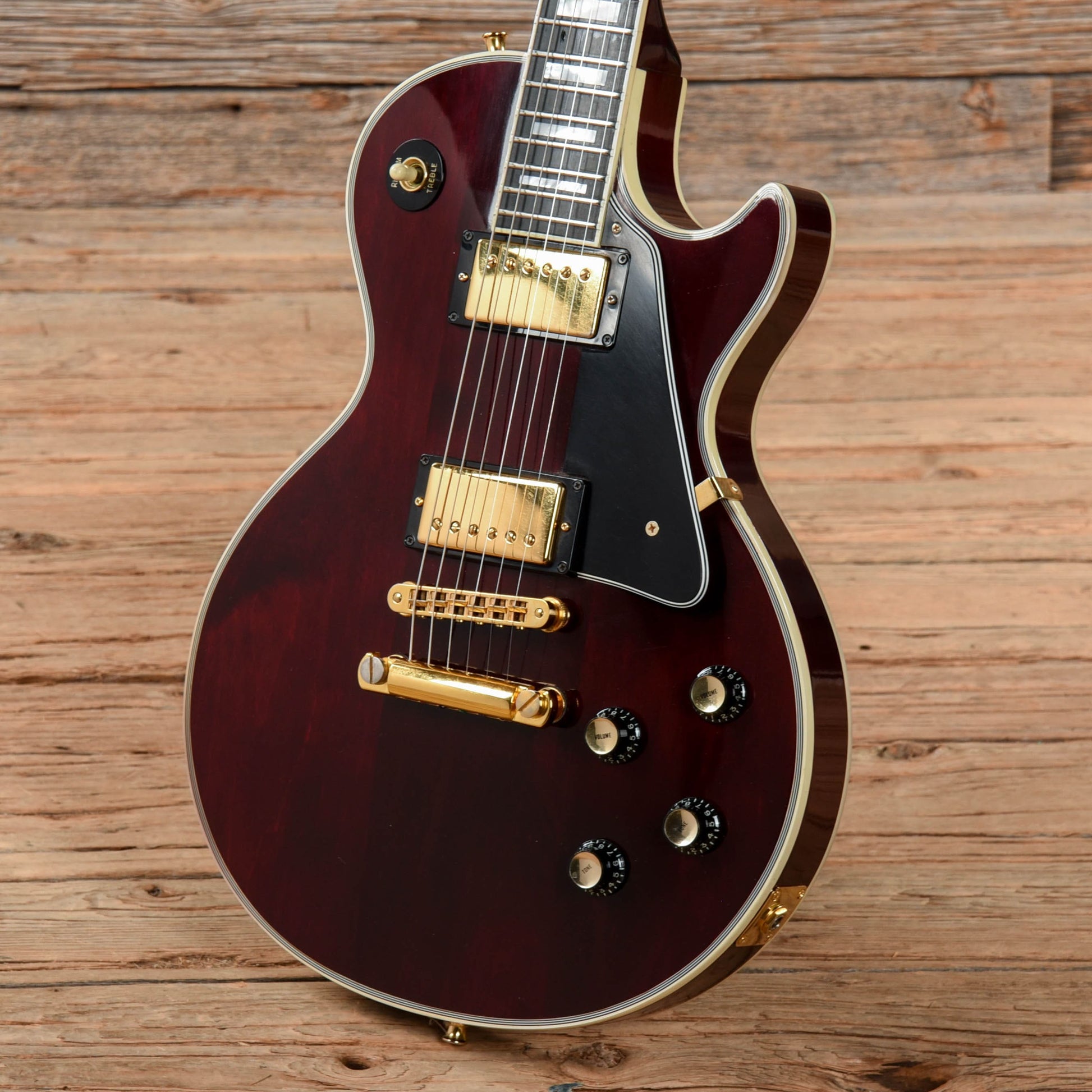 Gibson Les Paul Custom Wine Red 1977 Electric Guitars / Solid Body