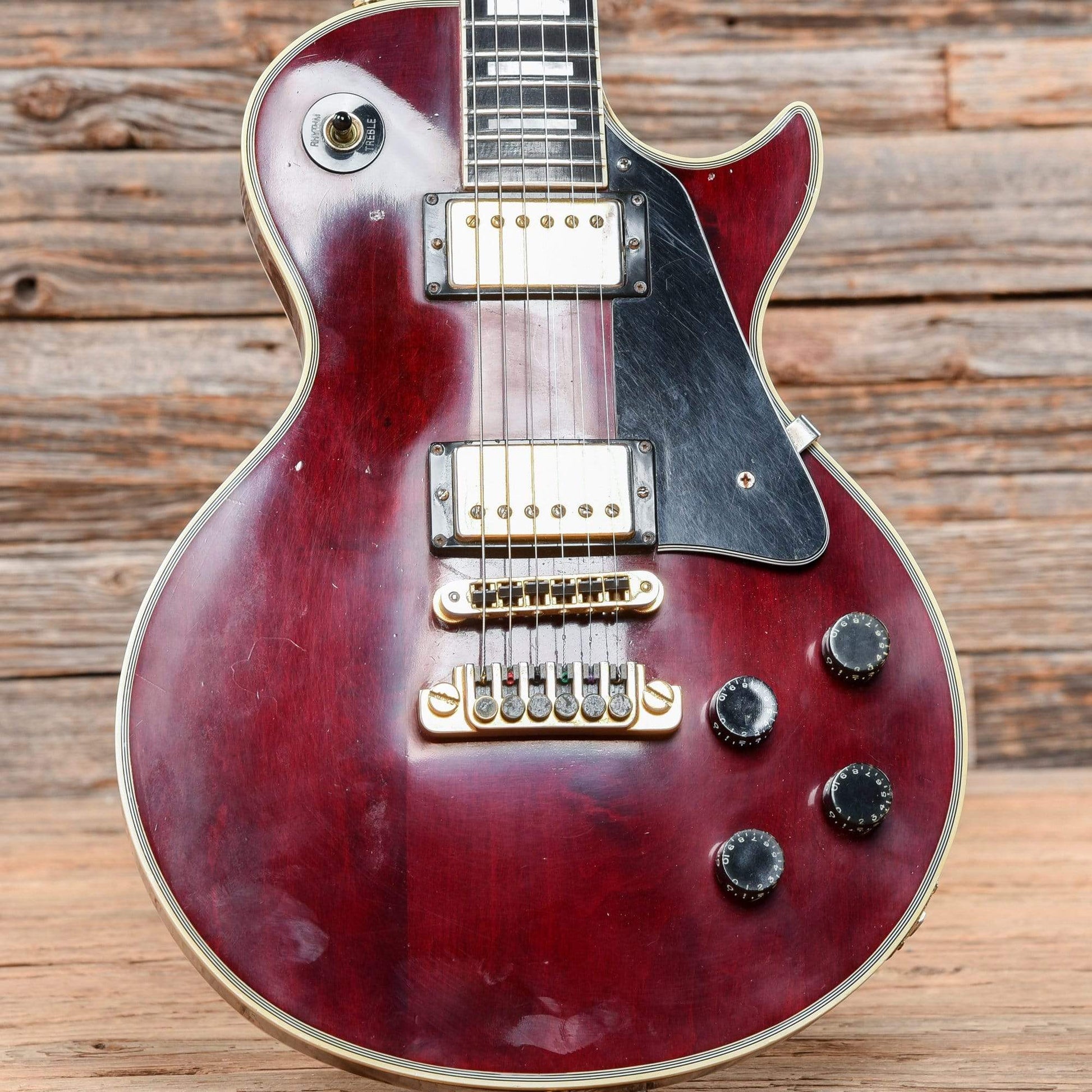 Gibson Les Paul Custom Wine Red 1981 Electric Guitars / Solid Body